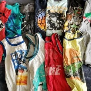Boys size 6 t-shirts and tanks